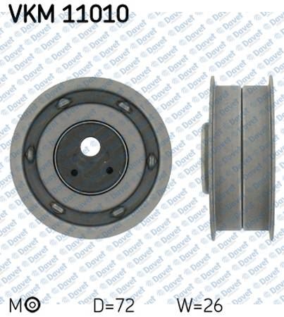 SKF VKM 11010 Eksantrik Gergi Rulmani Passat 1.6-1.9d- Jetta-Golf 1.5d-1.6d- Caddy 1.6d-Transporter 1.6d-1.7d